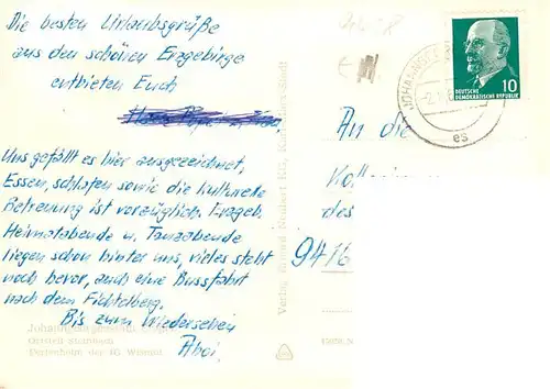 AK / Ansichtskarte 73907601 Steinbach__Johanngeorgenstadt Ferienheim der IG Wismut