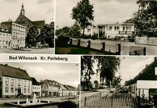 AK / Ansichtskarte  Bad_Wilsnack Rathaus Karl-Marx-Platz Siedlung Ernst-Thaelmann-Strasse Birkenweg