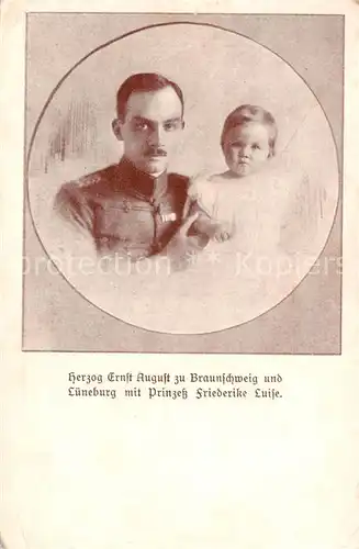 AK / Ansichtskarte  Adel__Noble Herzog Ernst August Braunschweig