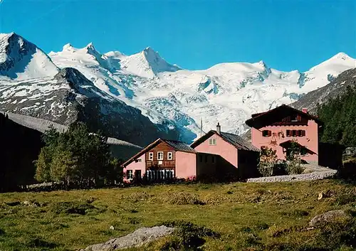 AK / Ansichtskarte  Roseggletscher_Sellagruppe_GR Hotel Restaurant Roseggletscher