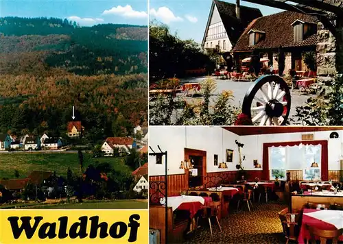 AK / Ansichtskarte  Unsen_Suentel_Hameln Hotel Restaurant Waldhof Gastraum