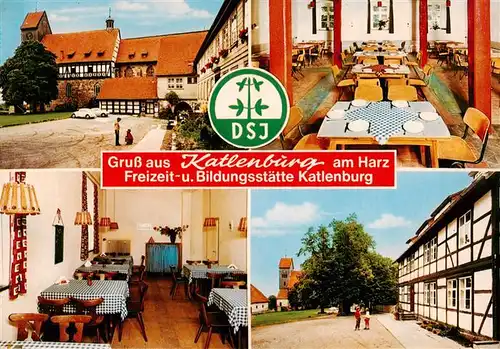 AK / Ansichtskarte 73907735 Katlenburg Freizeit und Bildungsstaette Gastraeume Fachwerkhaus