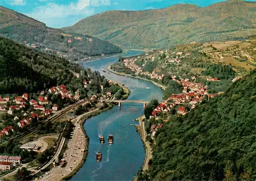 AK / Ansichtskarte  Heidelberg__Neckar Fliegeraufnahme mit Schlierbach Aue Ziegelhausen