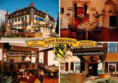 AK / Ansichtskarte  Heiligenberg_Baden Restaurant Café Hohenstein Gastraeume