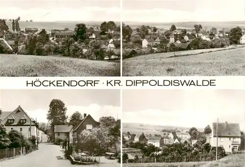 AK / Ansichtskarte  Hoeckendorf_Dippoldiswalde Panorama Ortspartien