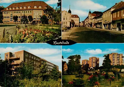 AK / Ansichtskarte 73907818 Buxtehude Volksschule Krankenhaus Hochhaeuser