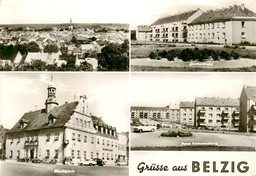 AK / Ansichtskarte  Belzig_Bad Marktplatz Goethestrasse Haus Wohnsiedlung