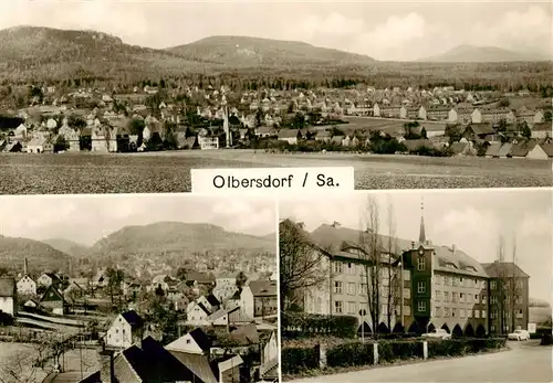 AK / Ansichtskarte  Olbersdorf_Sachsen Panorama Ameisenberg Schule