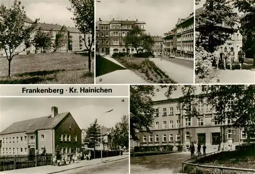 AK / Ansichtskarte 73907925 Frankenberg__Sachsen Neubaugebiet Luetzelhoehe Humboldtstrasse Genesungsheim Luetzelhoehe Kindergarten