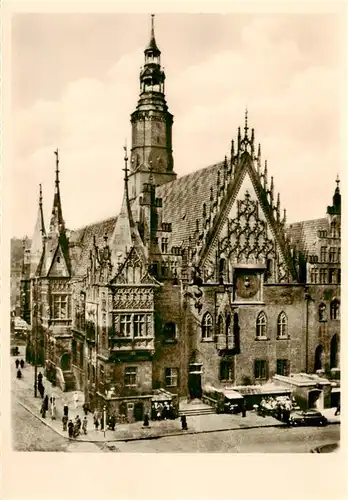 AK / Ansichtskarte 73907958 Breslau_Wroclaw_PL Rathaus