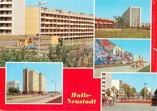 AK / Ansichtskarte  Halle-Neustadt Wohn Hochhaeuser