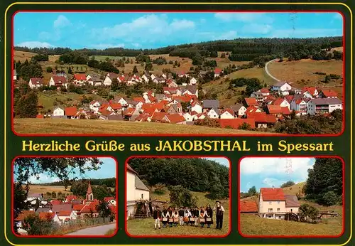 AK / Ansichtskarte 73908099 Jakobsthal_Unterfranken Panorama Gasthof Pension Zur Knoepphuette Details