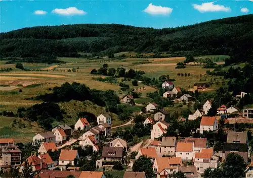 AK / Ansichtskarte 73908115 Waldaschaff Fliegeraufnahme mit Haus Spessartblick