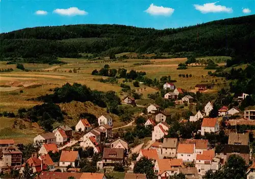 AK / Ansichtskarte  Waldaschaff Fliegeraufnahme mit Haus Spessartblick