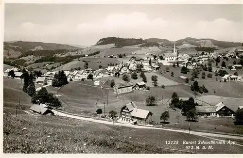 AK / Ansichtskarte  Schwellbrunn Panorama Kurort