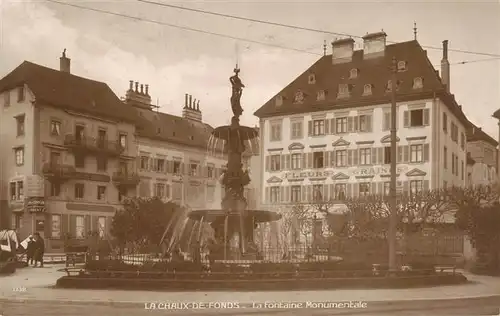 AK / Ansichtskarte  La_Chaux-de-Fonds_NE Fontaine Monumentale