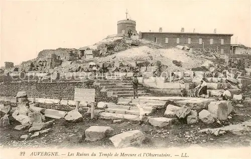 AK / Ansichtskarte  Observatorium_Sternwarte_Urania LL. Nr. 22 Auvergne Temple de Mercure 