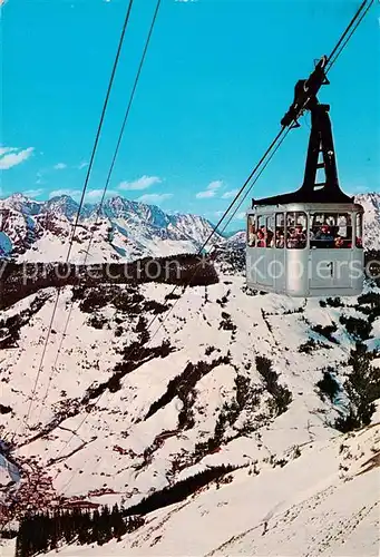 AK / Ansichtskarte  Seilbahn_Cable-Car_Telepherique Saalbach Salzburg-Austria