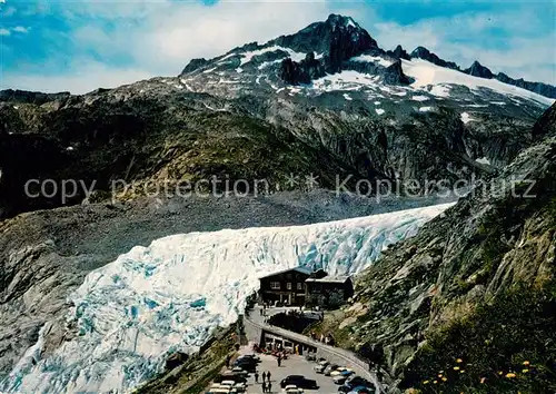 AK / Ansichtskarte  Gletscher Rhonegletscher mit Naegelisgraetli