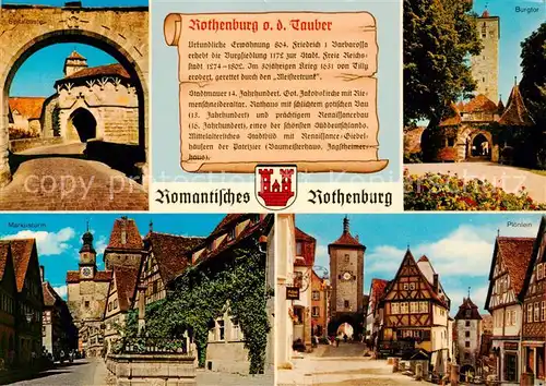 AK / Ansichtskarte  Chronik-AK Rothenburg