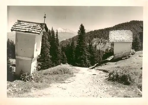 AK / Ansichtskarte  Matrei_Brenner_Tirol_AT Maria Waldrast Josefskapelle mit Blick gegen Olperer