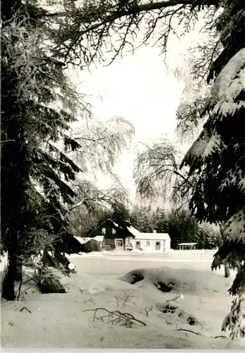 AK / Ansichtskarte  Neudorf_Erzgebirge Konsum-Gaststaette Siebensaeure Winterlandschaft