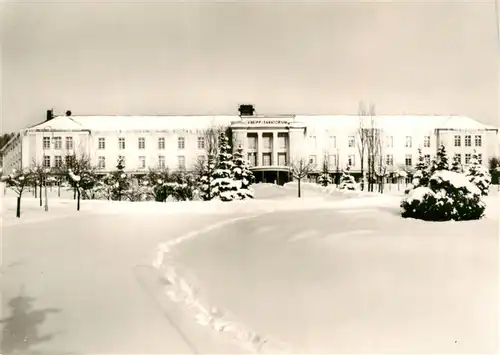 AK / Ansichtskarte  Antonshoehe_Breitenbrunn Kneipp-Sanatorium Winterlandschaft