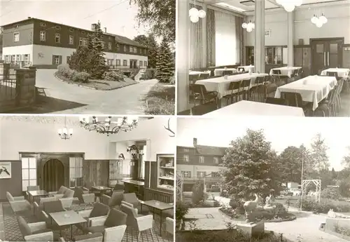 AK / Ansichtskarte  Walthersdorf_Erzgebirge Betriebsferienheim Zentralwerkstatt Regis Speisesaal Parkanlagen