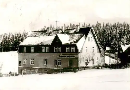 AK / Ansichtskarte  Kretscham-Rothensehma Konsum-Gaststaette im Winter