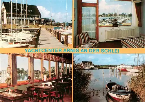 AK / Ansichtskarte 73908382 Arnis Yachtcenter Arnis an der Schlei Restaurant Cafe Sailers Inn