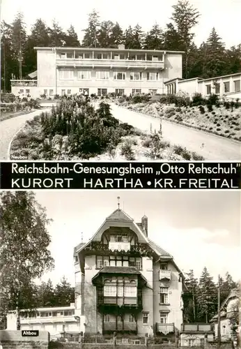 AK / Ansichtskarte 73908383 Hartha_Tharandt Reichsbahn Genesungsheim Otto Rehschuh Altbau