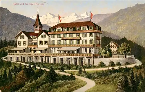 AK / Ansichtskarte  Fuerigen_Stansstad_NW Hotel und Kurhaus Fuerigen