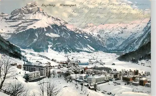 AK / Ansichtskarte  Engelberg__OW Winterpanorama