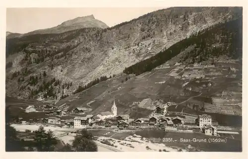 AK / Ansichtskarte  Saas-Grund_VS Panorama