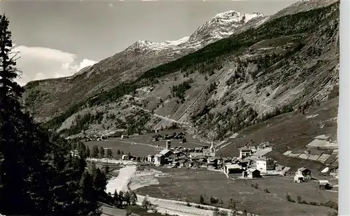 AK / Ansichtskarte  Saas-Grund_VS mit Ausser Rothorn