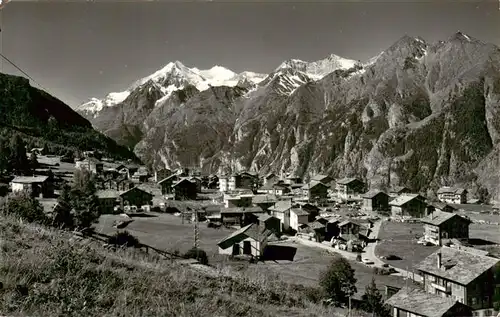 AK / Ansichtskarte  Graechen_VS Weisshorn Brunegghorn Bishorn Barrhorn