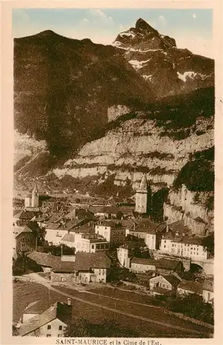 AK / Ansichtskarte  St_Maurice__Valais_VS et la Cime de l'Est