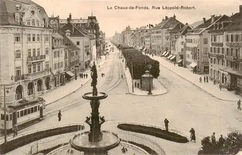 AK / Ansichtskarte  La_Chaux-de-Fonds_NE Rue Leopold Robert