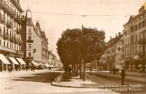 AK / Ansichtskarte  La_Chaux-de-Fonds_NE Rue Leopold Robert