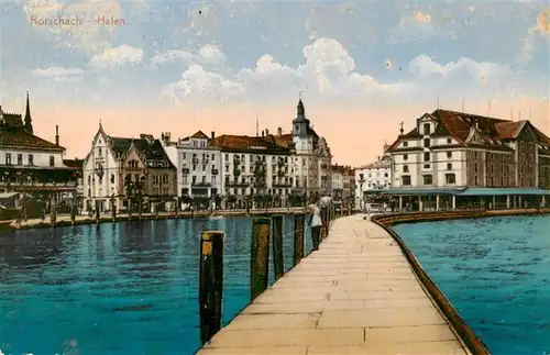 AK / Ansichtskarte  Rorschach_Bodensee_SG Hafen