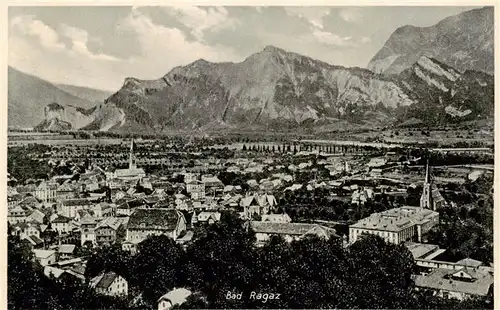 AK / Ansichtskarte  Bad_Ragaz_Ragatz_SG Panorama
