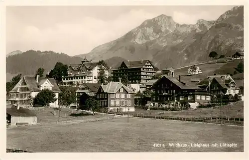 AK / Ansichtskarte  Lisighaus_Wildhaus_SG mit Luetispitz