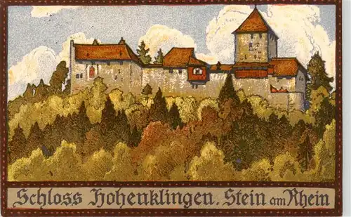 AK / Ansichtskarte  Stein_Rhein_SH Schloss Hohenklingen Steinzeichnung