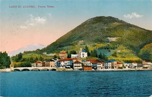 AK / Ansichtskarte  Ponte-Tresa_TI Lago di Lugano 