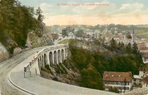 AK / Ansichtskarte  St_Gallen_SG Viadukt der Gottfried Kellerstrasse