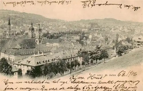AK / Ansichtskarte  St_Gallen_SG Panorama