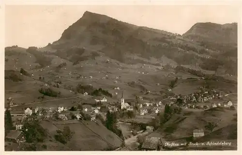 AK / Ansichtskarte  Nesslau_SG mit Stock und Schindelnberg