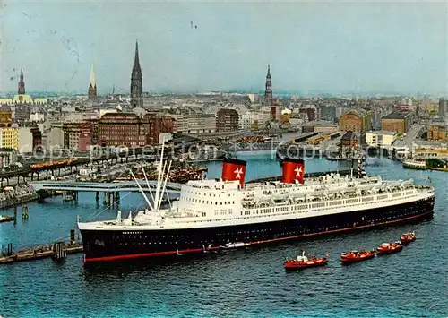 AK / Ansichtskarte  Dampfer_Oceanliner Schnelldampfer Hanseatic Hamburg-Atlantik-Linie