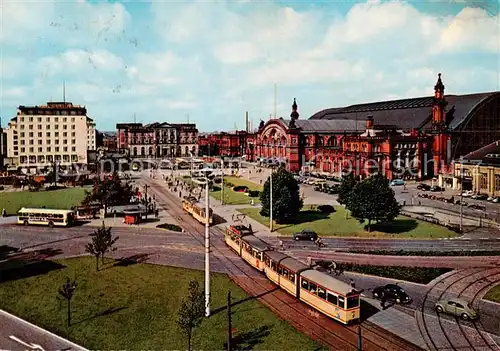 AK / Ansichtskarte  Strassenbahn_Tramway-- Bremen Hauptbahnhof 