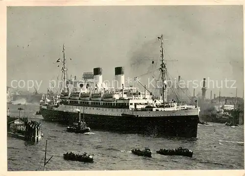 AK / Ansichtskarte  Dampfer_Oceanliner Zweischrauben_Motorschiffe Monte Sarmiento Monte Olivia